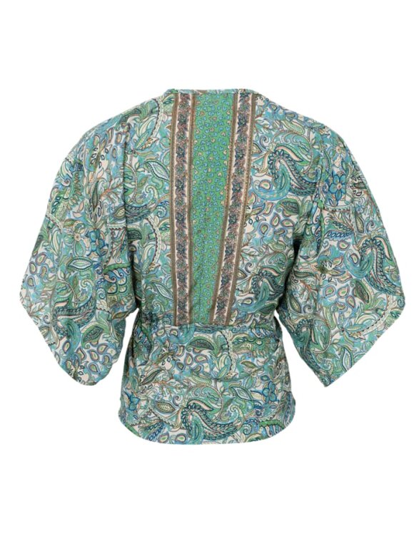 Black Colour - BCLuna V-Neck Blouse sea Green