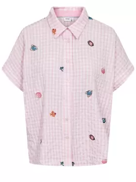 Numph - NUSurfer Sleeveles shirt pink