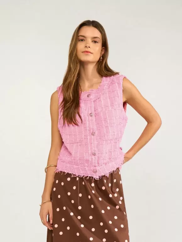 Numph - NUKamilla Vest Prism Pink