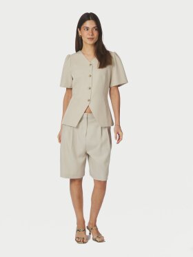 Neo Noir - Jules Structure Blouse Creme