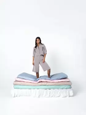 Coster Copenhagen - Jacquard Jacket Pearl pink