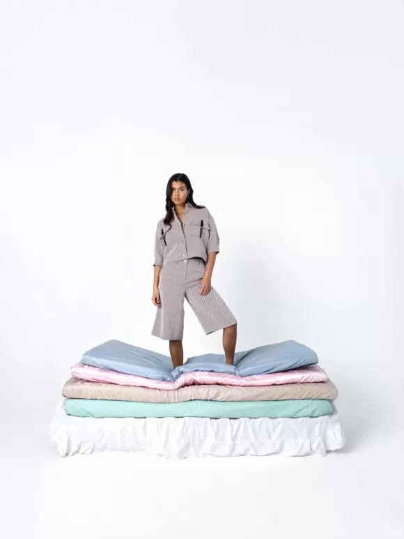 Coster Copenhagen - Jacquard Jacket Pearl pink