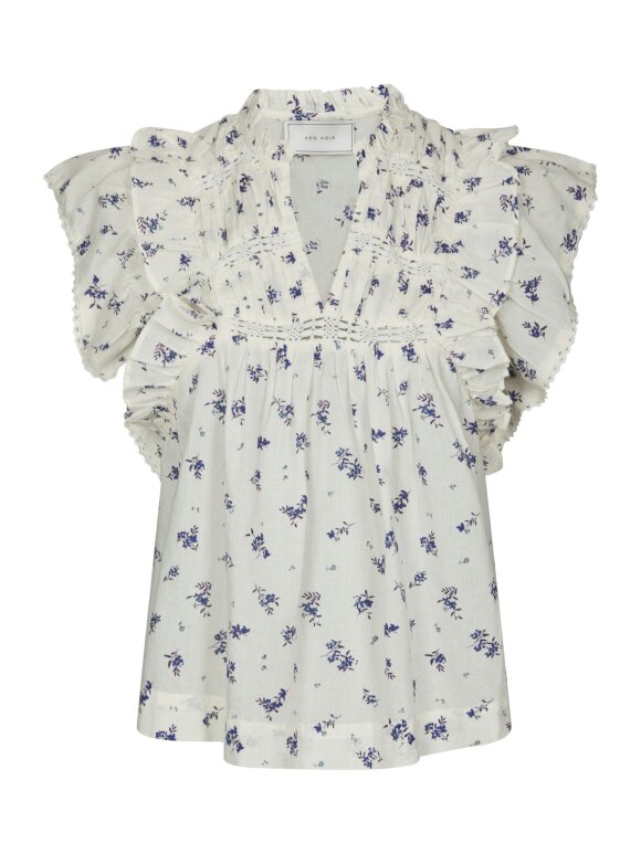 Neo Noir - Jayla Small Blossom Top White