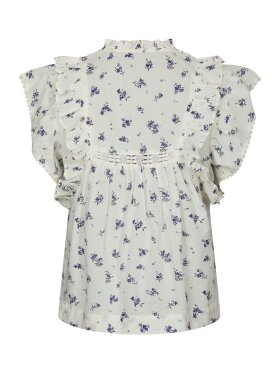 Neo Noir - Jayla Small Blossom Top White
