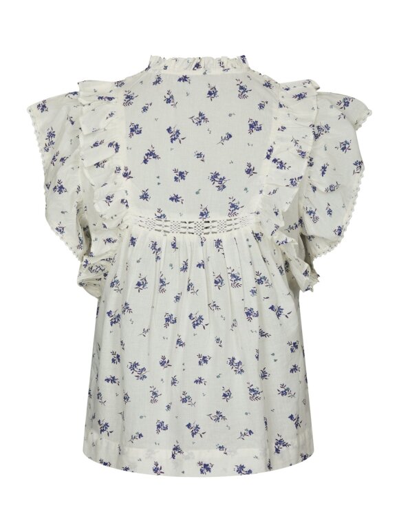 Neo Noir - Jayla Small Blossom Top White