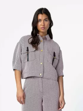 Coster Copenhagen - Jacquard Jacket Pearl pink