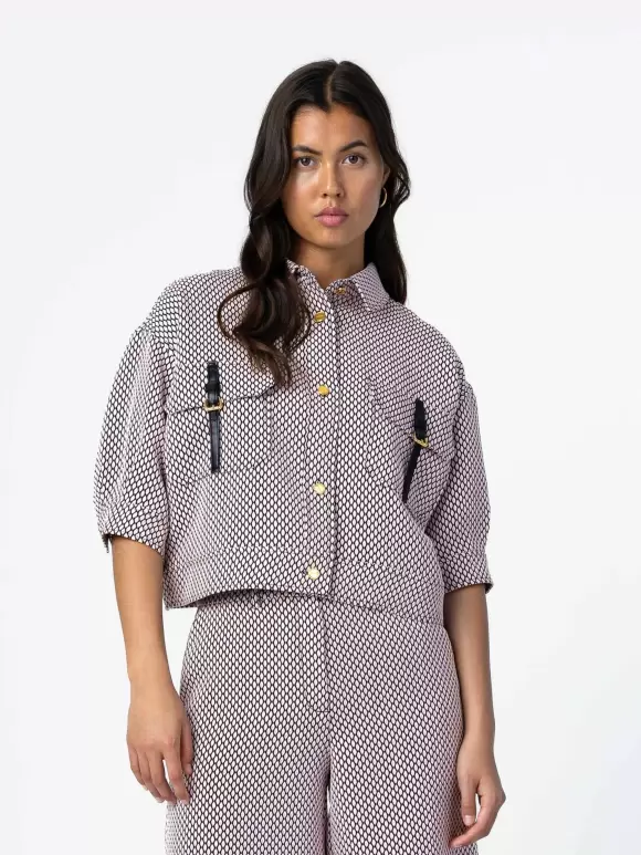 Coster Copenhagen - Jacquard Jacket Pearl pink