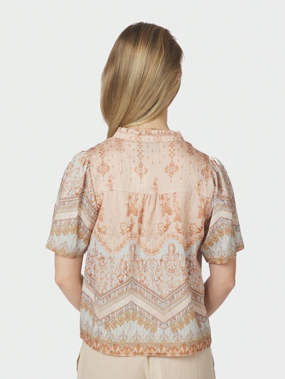 Neo Noir - Torana Flower Border Blouse