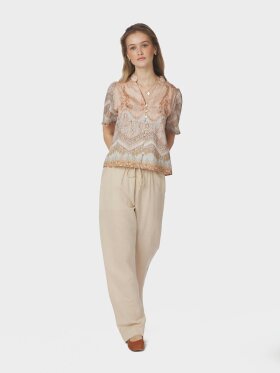 Neo Noir - Torana Flower Border Blouse