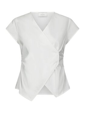 Neo Noir - Fidi Poplin Top White