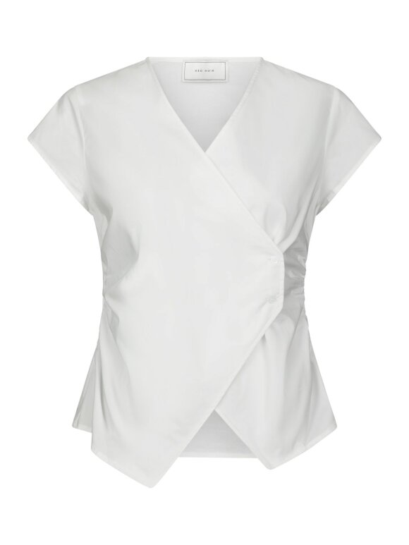 Neo Noir - Fidi Poplin Top White