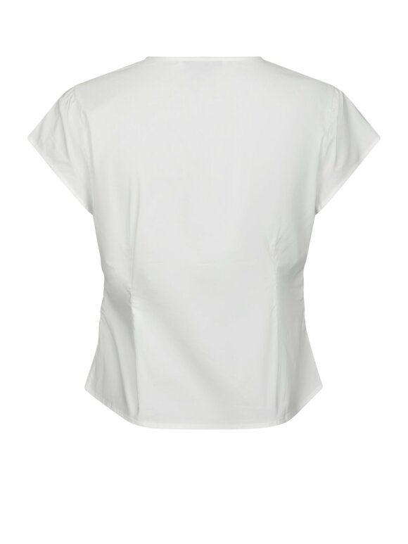 Neo Noir - Fidi Poplin Top White