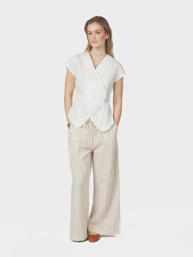 Neo Noir - Fidi Poplin Top White