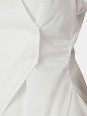 Neo Noir - Fidi Poplin Top White