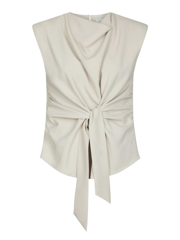 Neo Noir - Katarim Crepe Top Ivory