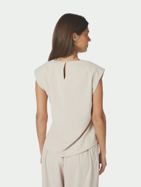 Neo Noir - Katarim Crepe Top Ivory