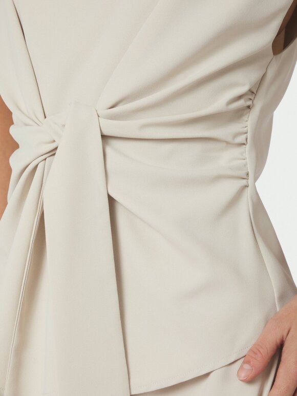 Neo Noir - Katarim Crepe Top Ivory