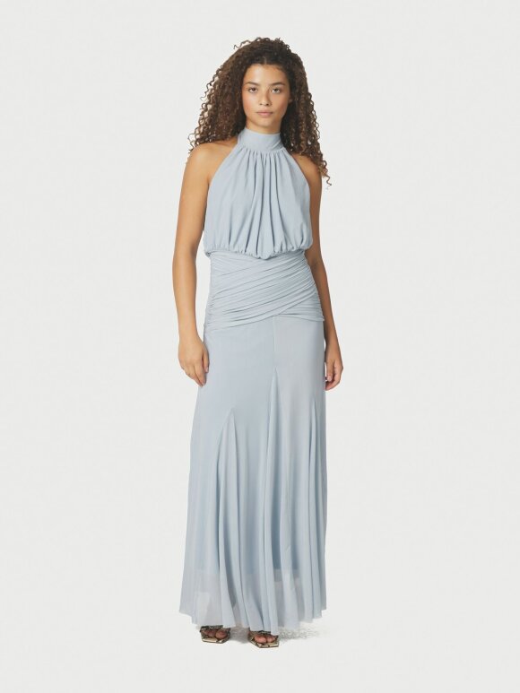 Neo Noir - Lisseth Mesh Dress Light Blue