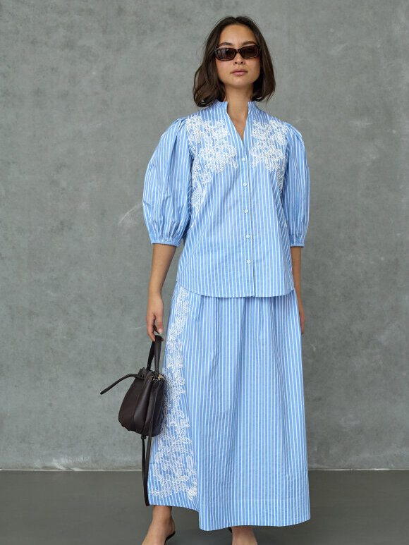 Love & Divine - Love1448-2 Shirts Blue Stripe