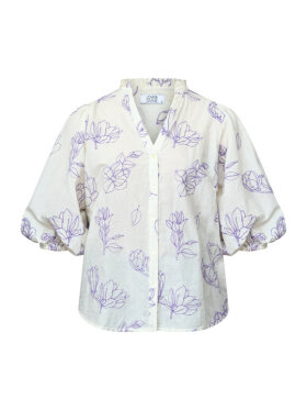 Love & Divine - Love1448-1 Shirt Cream Flower
