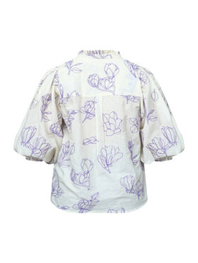 Love & Divine - Love1448-1 Shirt Cream Flower