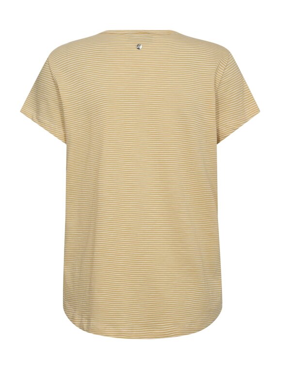 Mos Mosh - MMCamp O-SS Stripe tee Rattan