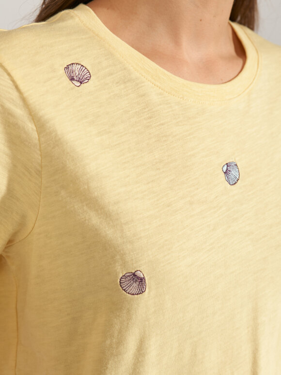 Numph - NUShellpa T-shirt GOTS popkorn