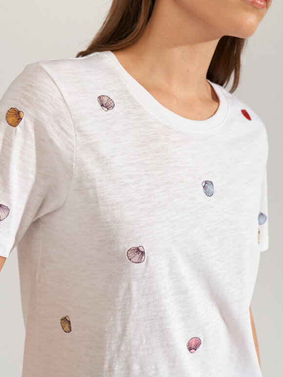 Numph - NUShellpa T-shirt GOTS white