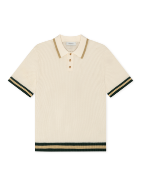 Les Deux - Lace Knitted Polo