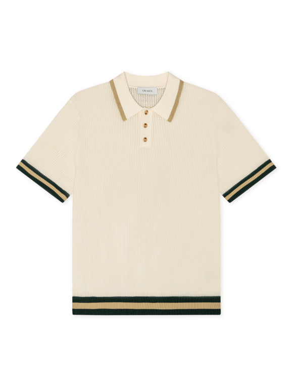 Les Deux - Lace Knitted Polo