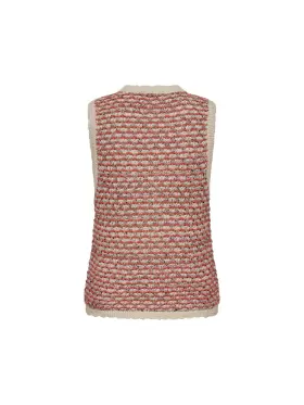 Mos Mosh - MMMiah Knit Vest Emberglow