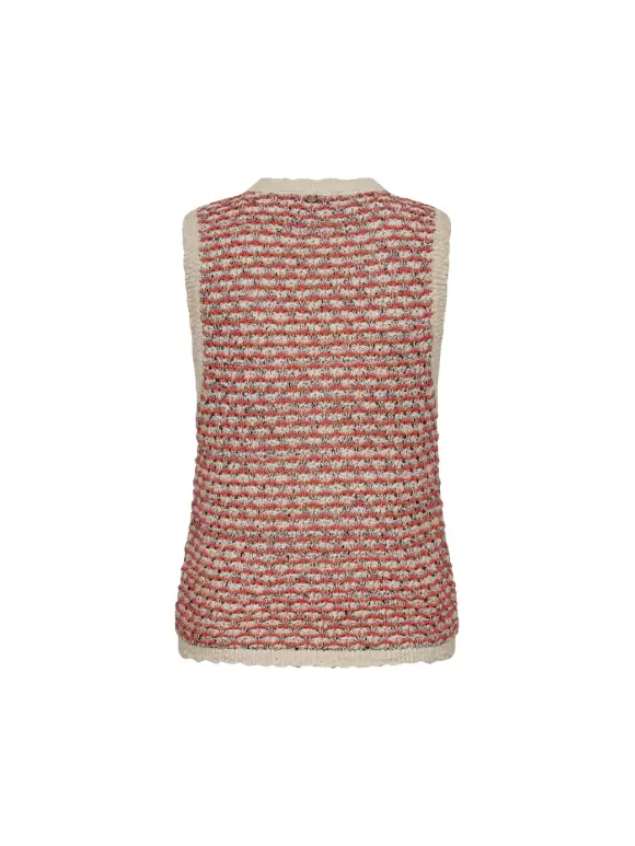 Mos Mosh - MMMiah Knit Vest Emberglow