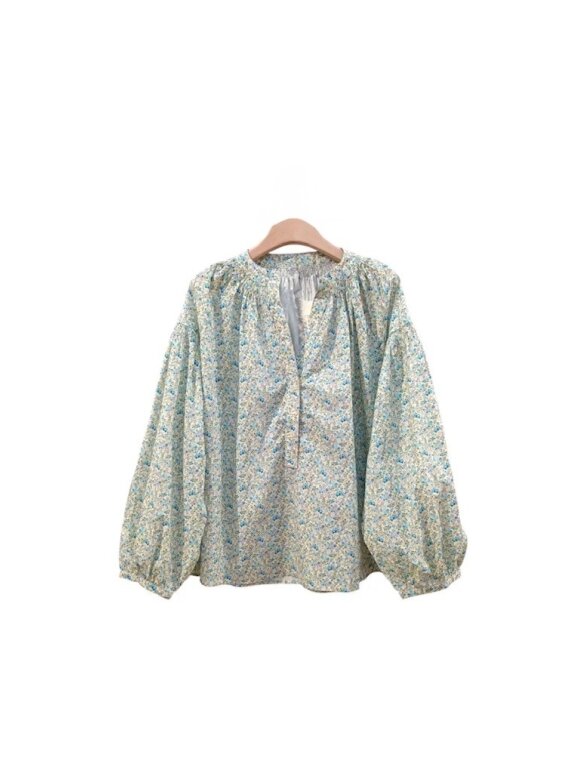 Lecoco - Andorre Bluse Heather Blue