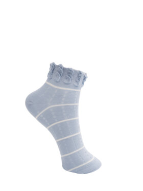 Black Colour - BCPerri Anclet Sock Lt. Blue