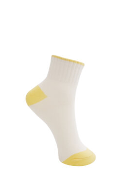 Black Colour - BCLexie Anclet Sock Lt. Yellow