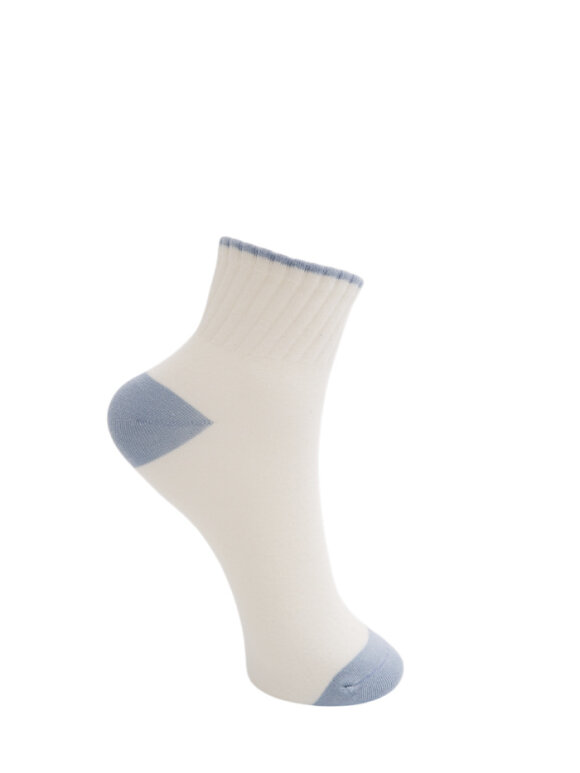 Black Colour - BCLexie Anclet Sock Lt. Blue