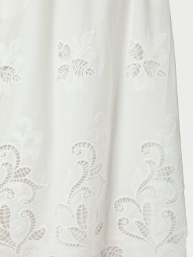 Neo Noir - Yara Long Emb Skirt  White