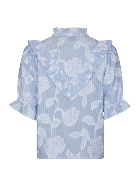 Neo Noir - Manet Jacuard Blouse Lt. Blue