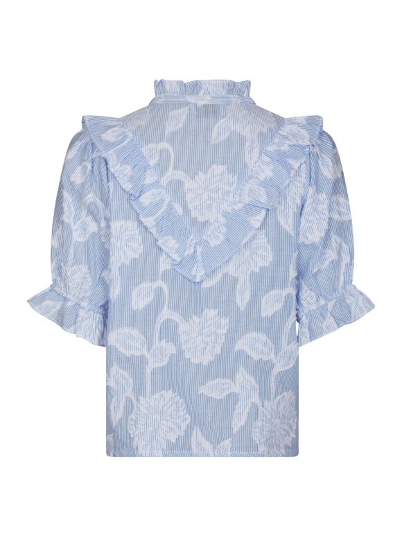 Neo Noir - Manet Jacuard Blouse Lt. Blue