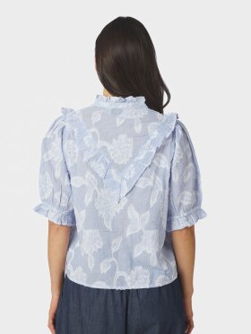 Neo Noir - Manet Jacuard Blouse Lt. Blue