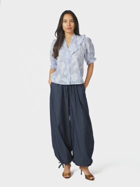 Neo Noir - Manet Jacuard Blouse Lt. Blue