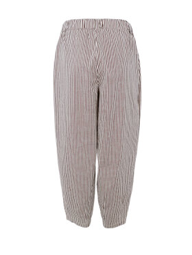 Black Colour - BCAlly Barrel Pant Creme Black Colour - BCAlly Barrel Pant Creme