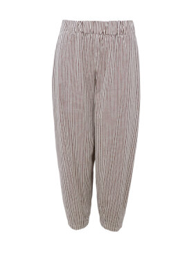 Black Colour - BCAlly Barrel Pant Creme Black Colour - BCAlly Barrel Pant Creme