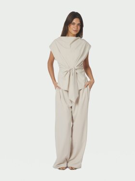 Neo Noir - Lunet Crepe Pants Ivory