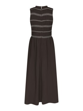 Neo Noir - Atika Deco Smock Dress Brown Neo Noir - Atika Deco Smock Dress Brown