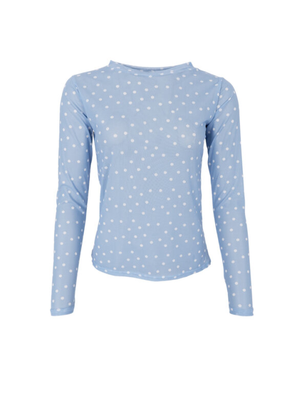 Black Colour - BCAnnie Mesh Blouse lt. blue
