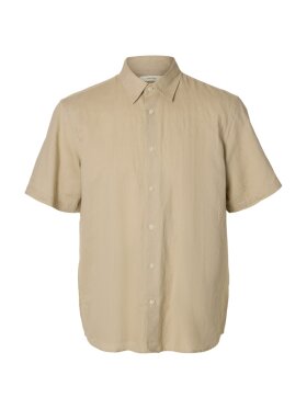Selected - SLHREGClay Linenblend SS Shirt Selected - SLHREGClay Linenblend SS Shirt