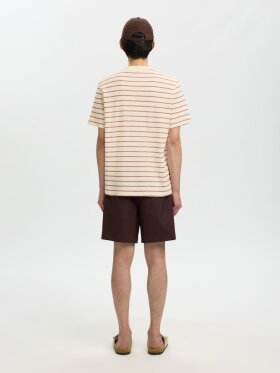 Selected - SLHDjango Stripe SS O-Neck Tee