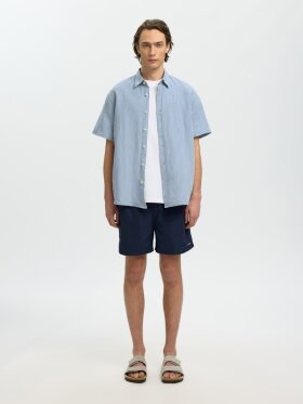 Selected - SLHREGClay Linenblend SS Shirt Selected - SLHREGClay Linenblend SS Shirt