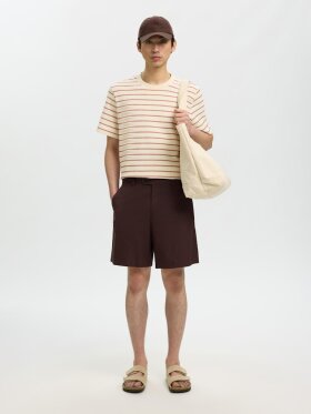 Selected - SLHDjango Stripe SS O-Neck Tee